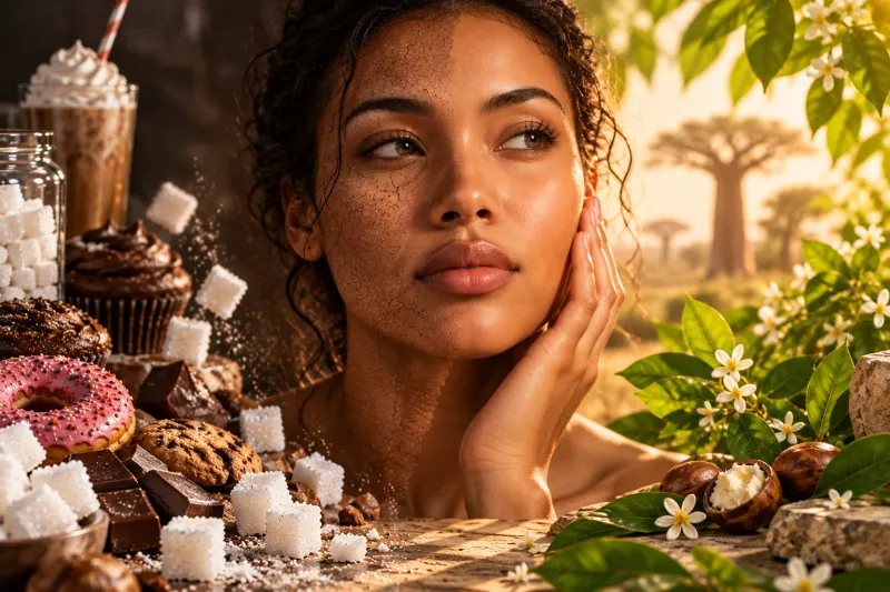 Le Sucre : L'ennemi invisible de votre peau (et l'antidote botanique)
