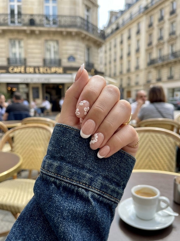 image Press-On Nails " Pure Promise " – Form Ovale S Tany Mena
