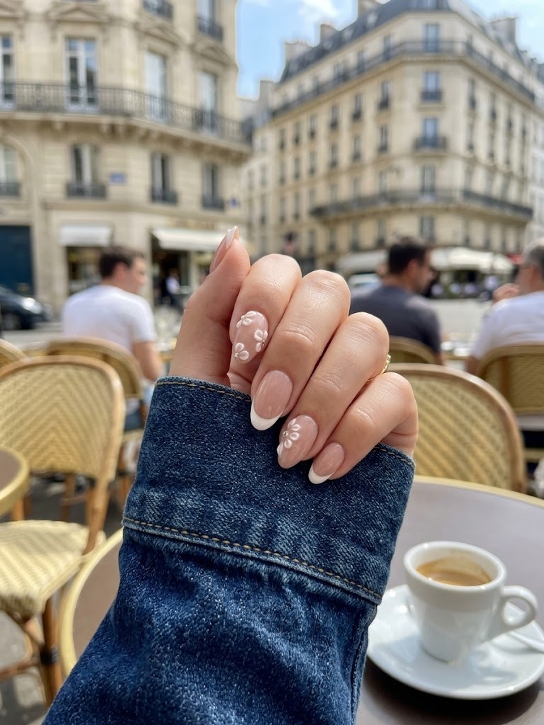 image Press-On Nails " Pure Promise " – Form Rond XS Tany Mena