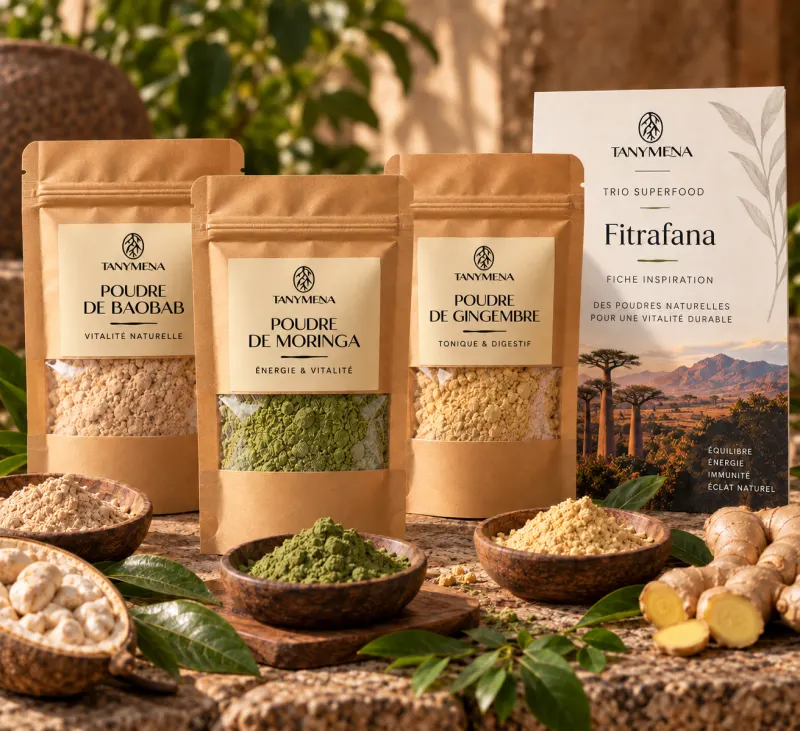 Trio Superfood Fitrafana - Sélection Vitalité & Nutricosmétique